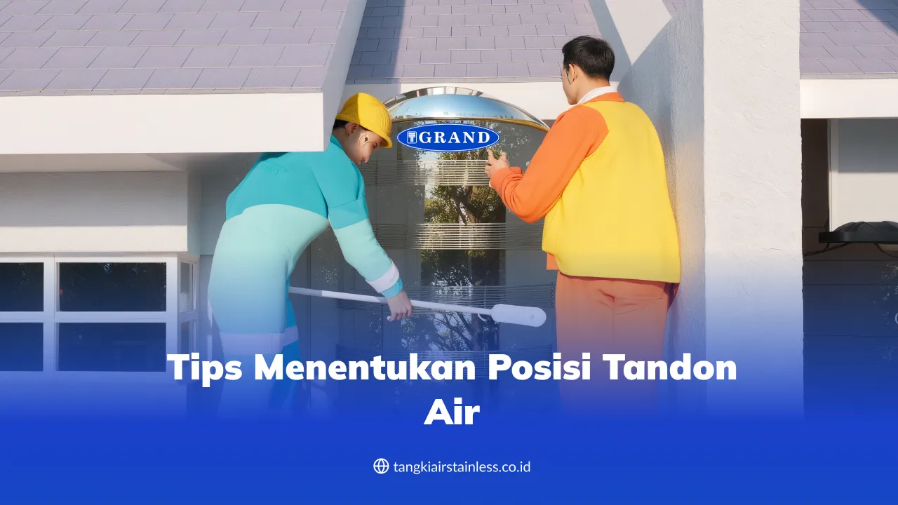 Tips Menentukan Posisi Tandon Air