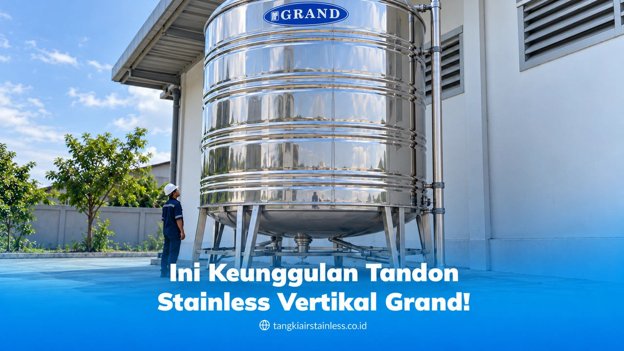 Ini Keunggulan Tandon Stainless Vertikal Grand!