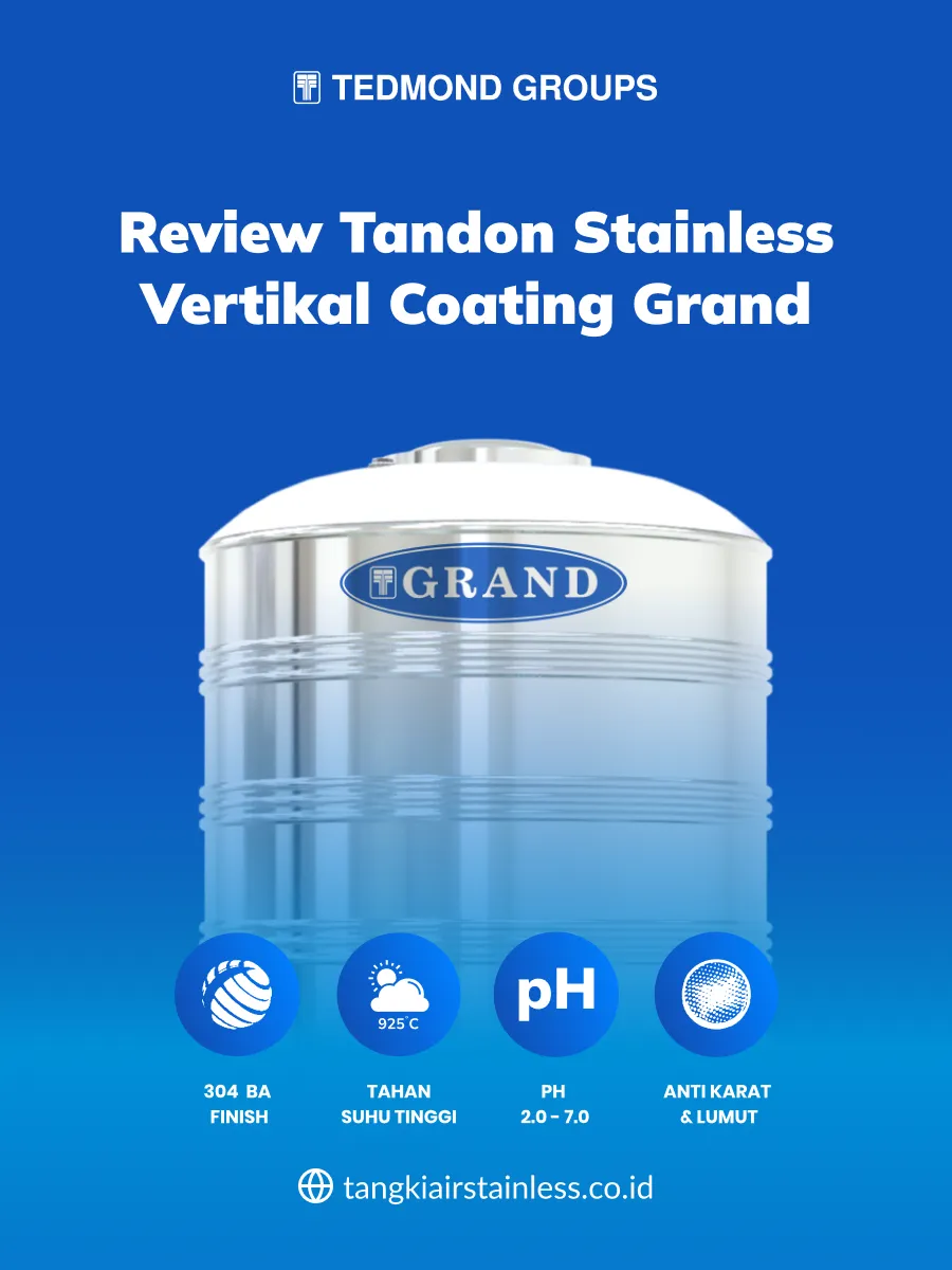 Review Tandon Stainless Vertikal Coating Grand